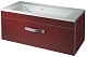 Какса-а Мебель для ванной Хилтон 100 бордо – фотография-13