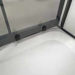 Triton Душевая кабина Прайм-Блэк-Вельвет 90x90 А без крыши – фотография-12