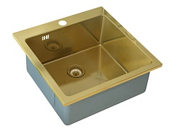 Zorg Кухонная мойка Inox PVD SZR-51 BRONZE – фотография-1