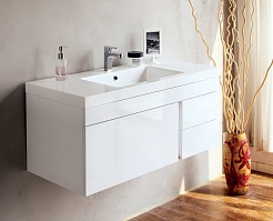 BelBagno Тумба с раковиной LUCE 800, 3 ящика, Bianco Laccato Lucido – фотография-4