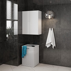 Onika Шкаф навесной Маркус 60 белый – фотография-3