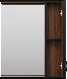 Misty Мебель для ванной Кедр 60 R подвесная орех/черная – фотография-7