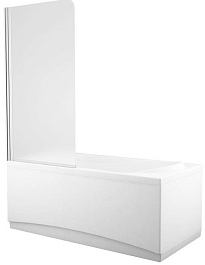 Aquanet Шторка на ванну AQ6-L матовое стекло – фотография-1