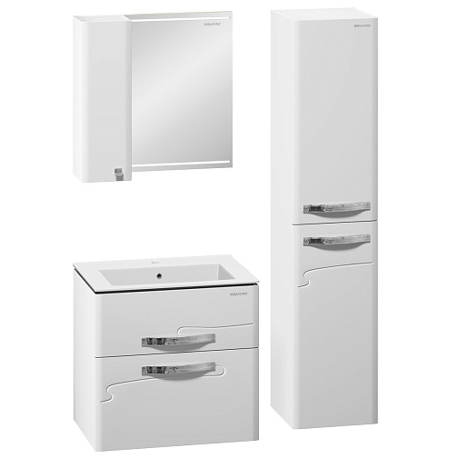  Зеркальный шкаф Nota 65 белый – фотография-4