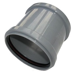 Хемкор Муфта ПВХ Ду 110 с кольцом (416810) – фотография-2