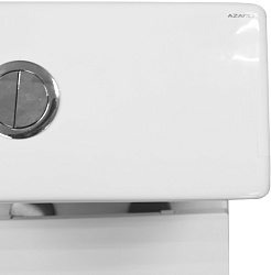 Azario Унитаз-моноблок Velluto AZ-6281 безободковый с бачком с сиденьем микролифт белый – фотография-14