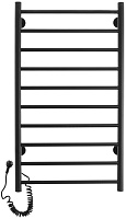 Domoterm Полотенцесушитель электрический Аврора DMT 109-10 50x90 ЧРН EK L черный