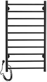 Domoterm Полотенцесушитель электрический Аврора DMT 109-10 50x90 ЧРН EK L черный – фотография-1