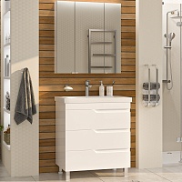 Misty Мебель для ванной Софт 75 белая