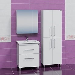 СанТа Тумба с раковиной Вегас 65 белая – фотография-6