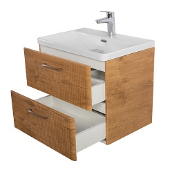 BelBagno Тумба под раковину Due 60 подвесная Rovere Nature – фотография-5