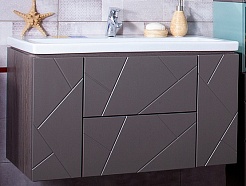 Бриклаер Тумба с раковиной Кристалл 90 – фотография-1