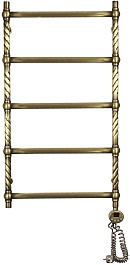 Domoterm Полотенцесушитель электрический Винтаж П5 500x950 АБР ER античная бронза – фотография-1