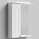 Водолей Зеркальный шкаф Адам 55 L белое – фотография-7