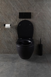 Allen Brau Чаша подвесного унитаза Reality 4.32006.31 чёрный матовый – фотография-15