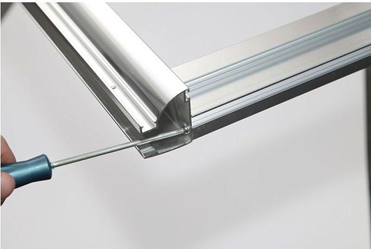 Aquanet Душевая дверь в нишу Alfa NAA6121 130 профиль хром стекло прозрачное – картинка-5