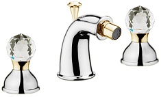 Webert Смеситель Karenina KA710202017 хром/золото, для биде