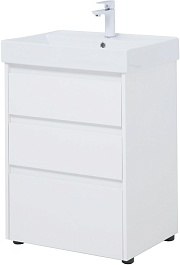 Aquanet Тумба с раковиной Nova Lite 60 белая глянцевая – фотография-4