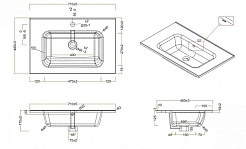 BelBagno Тумба с раковиной KRAFT 700 Bianco Opaco – фотография-2