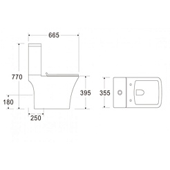 Ceruttispa Унитаз-компакт 1215A – фотография-2