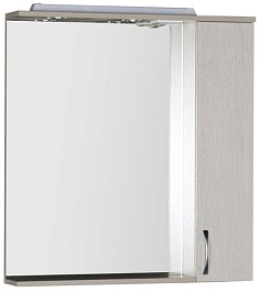 Aquanet Зеркальный шкаф "Донна 80" беленый дуб – фотография-1