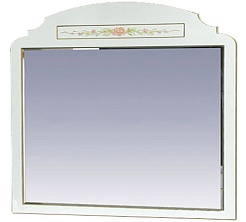 Misty Зеркало Milano 120 белая патина/декор – фотография-1