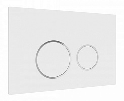 Teymi Кнопка смыва Lina T70106 белый матовый/хром – фотография-1