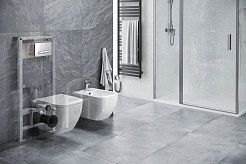 Excellent Клавиша смыва Platto белый – фотография-2