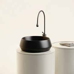 Ceramicanova Мебельная раковина Maya 40 CN12004MB чёрный матовый – фотография-6