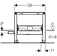 Geberit Монтажный элемент Duofix 111.593.00.1 50 см для напольного стока – картинка-11