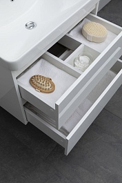 Aquanet Мебель для ванной Вега 70 подвесная белая глянцевая – фотография-11