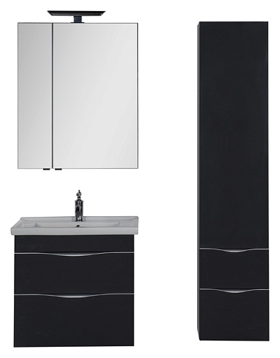Aquanet Мебель для ванной "Эвора 70" серый антрацит – картинка-5