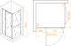 RGW Душевой уголок Passage PA-078-1B (PA-008B + Z-060-2B) 90x80 профиль черный стекло прозрачное – картинка-6