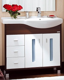 Бриклаер Тумба для умывальника Бали 90 R венге – фотография-1