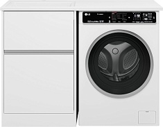 Misty Тумба под раковину Ингрид 60 под стиральную машину белая