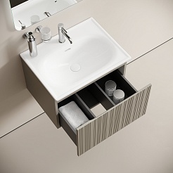 Sancos Мебель для ванной Code 60 серая платина – фотография-6