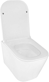 Azario Унитаз подвесной Esconda AZ-2805E безободковый белый – фотография-7