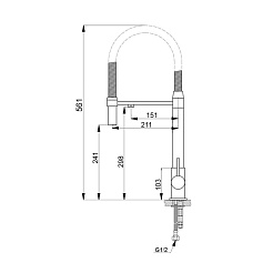 Raiber Смеситель для кухни RF6601 – фотография-2