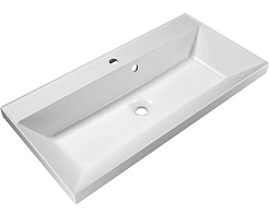 Jorno Тумба с раковиной Tossony 90 сонома светлая/белый Toss.01.90/P/SS-W/JR – фотография-10