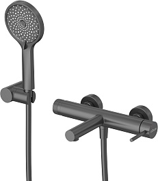 Cezares Смеситель для вынны с душем Relax RELAX-VD-NOP черный матовый – фотография-1