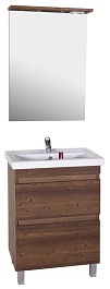 ASB-Mebel Мебель для ванной Коста 60 Светлый орех – фотография-1