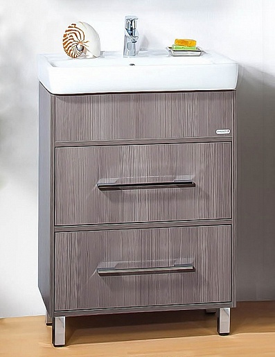 Бриклаер Тумба для умывальника Чили 60 серая лиственница – фото, картинка, фотография-1