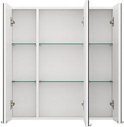 Misty Зеркальный шкаф Аура 75 белый – фотография-4