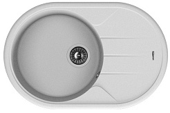 Florentina Мойка гранитная Лотос 780 с крылом жасмин – фотография-1