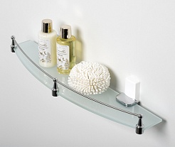 WasserKRAFT Полка стеклянная Leine К-5024WHITE – фотография-3