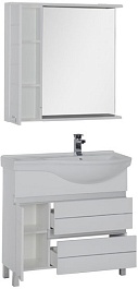 Aquanet Мебель для ванной "Доминика 90" R белая (176650) – фотография-2