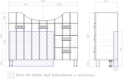 Vigo Тумба с раковиной Diana 105 – фотография-12