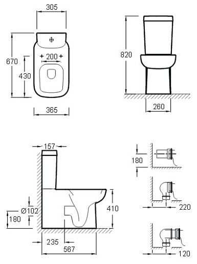 Jacob Delafon Унитаз-компакт Replay Vario 4974K – картинка-3