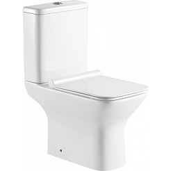 Aquanet Унитаз-компакт напольный Cube 2-C 240208 без бачка – фотография-1