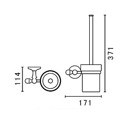 Art&Max Ёршик Antic Crystal AM-2681SJ-Cr – фотография-3